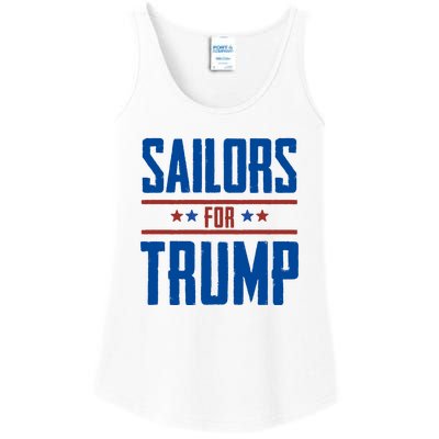 Sailors For Trump 2024 Ladies Essential Tank