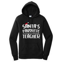 Santas Favorite Teacher Teacher Christmas Women's Pullover Hoodie