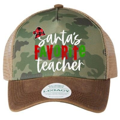 SantaS Favorite Teacher Christmas Teacher Gift Legacy Tie Dye Trucker Hat