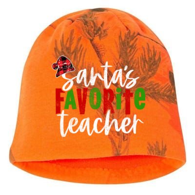 SantaS Favorite Teacher Christmas Teacher Gift Kati - Camo Knit Beanie