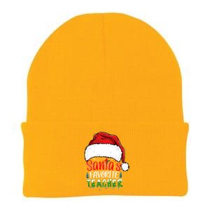 SantaS Favorite Teacher Funny Christmas Teacher Gift Knit Cap Winter Beanie