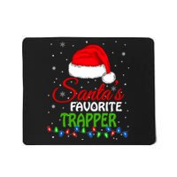 SantaS Favorite Trapper Santa Hat Lights. Funny Christmas Mousepad