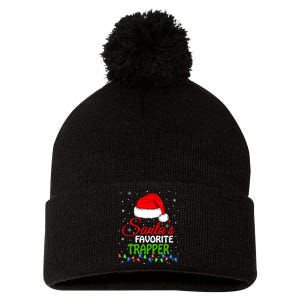 SantaS Favorite Trapper Santa Hat Lights. Funny Christmas Pom Pom 12in Knit Beanie