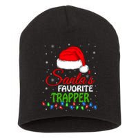 SantaS Favorite Trapper Santa Hat Lights. Funny Christmas Short Acrylic Beanie