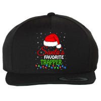 SantaS Favorite Trapper Santa Hat Lights. Funny Christmas Wool Snapback Cap