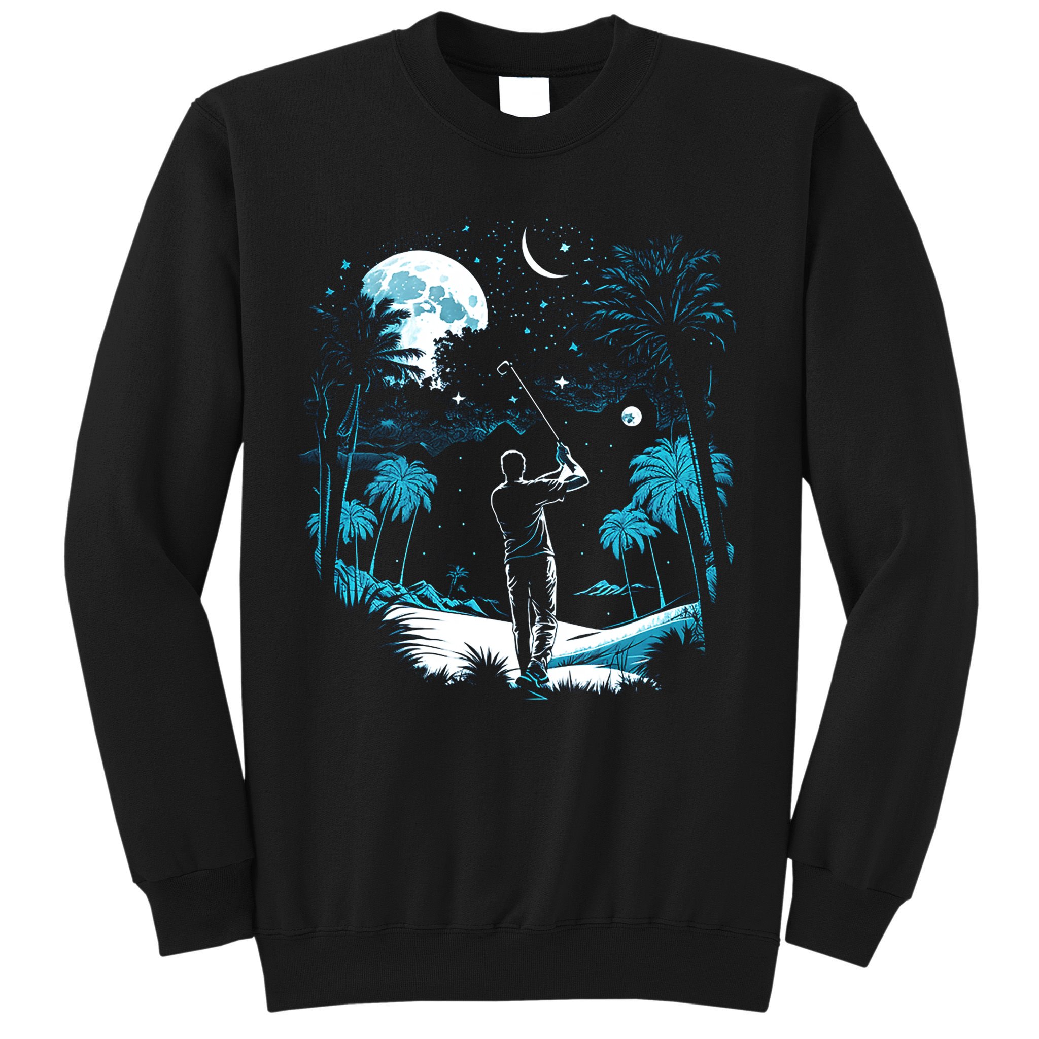 Shoot For The Stars Pro Golf Player Golf Dad Gift For Dad Father's Day Sweatshirt