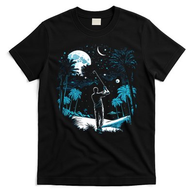 Shoot For The Stars Pro Golf Player Golf Dad Gift For Dad Father's Day T-Shirt