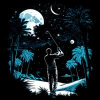 Shoot For The Stars Pro Golf Player Golf Dad Gift For Dad Father's Day Impact Tech Backpack