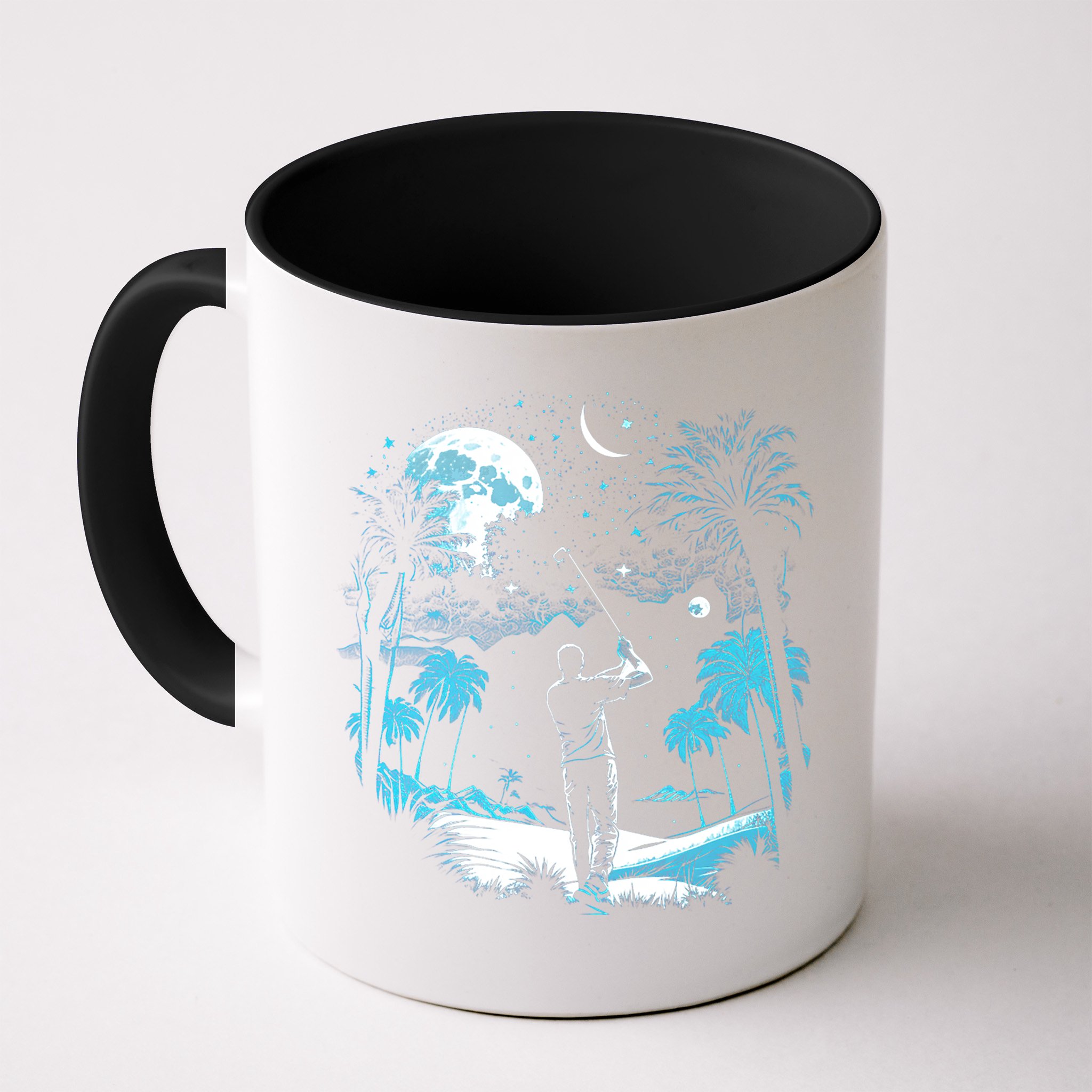Shoot For The Stars Pro Golf Player Golf Dad Gift For Dad Father's Day Mug