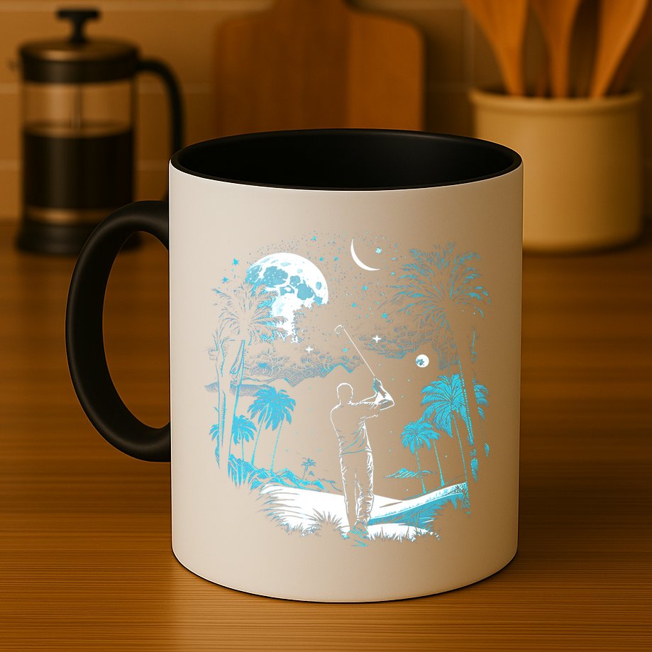 Shoot For The Stars Pro Golf Player Golf Dad Gift For Dad Father's Day Mug