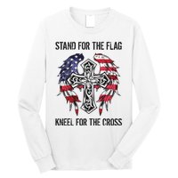 Stand For The Flag Kneel For The Cross Long Sleeve Shirt