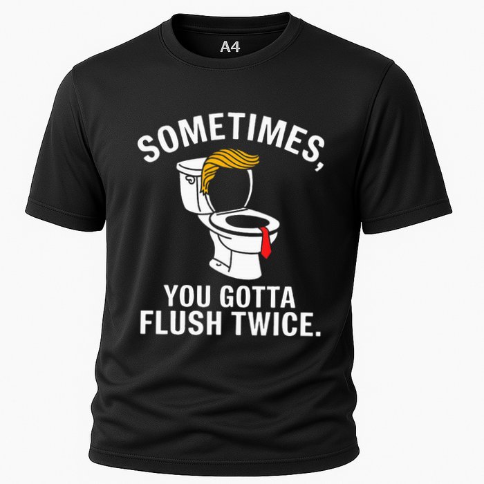 Sometimes For Trump Cooling Performance Crew T-Shirt