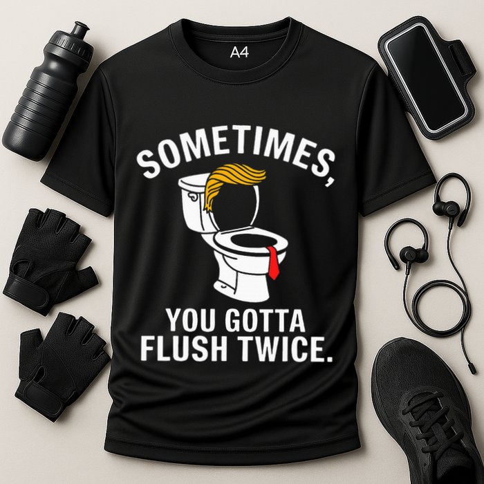 Sometimes For Trump Cooling Performance Crew T-Shirt