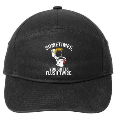 Sometimes For Trump 7-Panel Snapback Hat