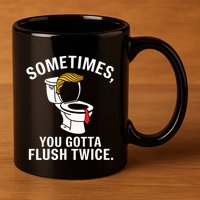 Sometimes For Trump 11oz C Handle Ceramic Mug