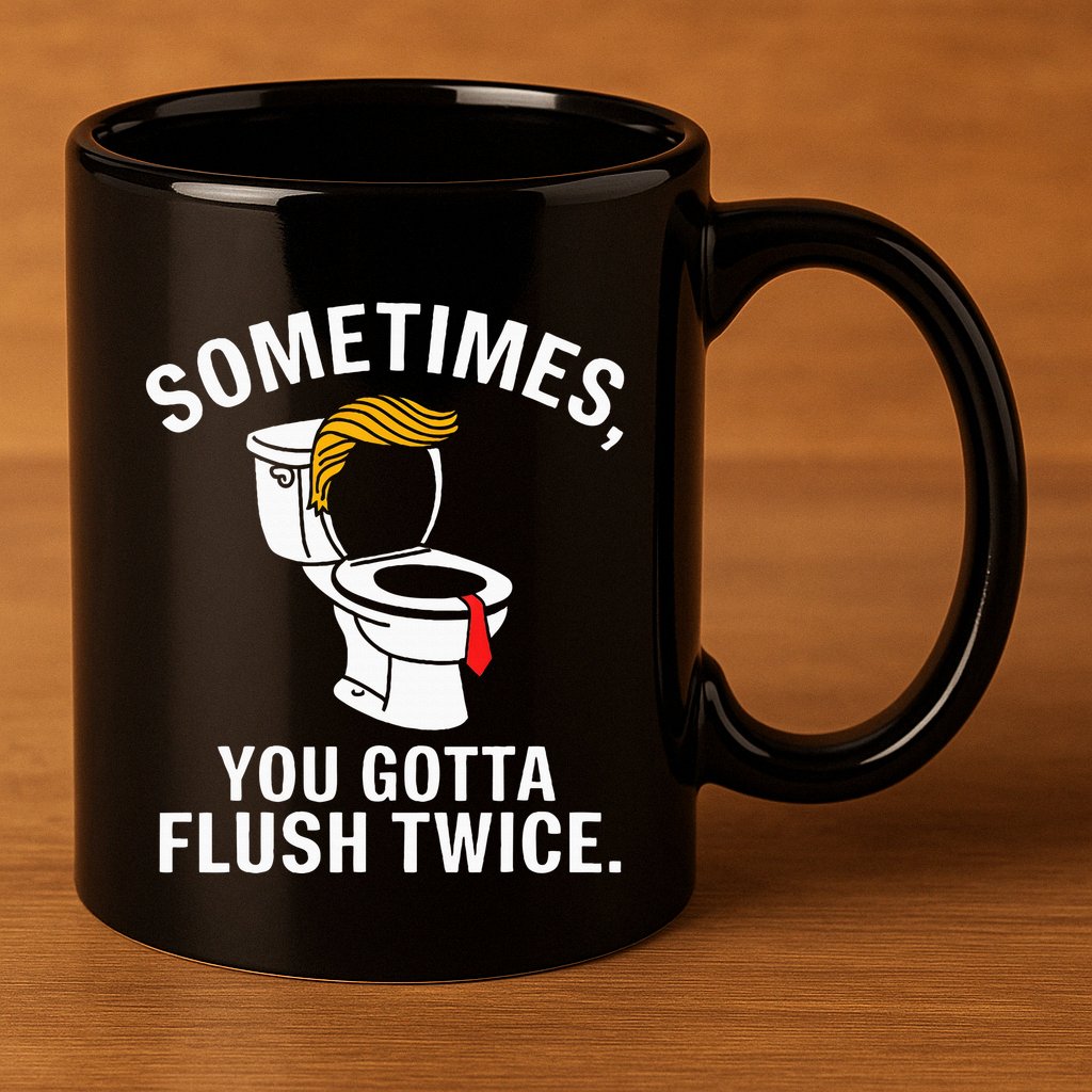 Sometimes For Trump 11oz C Handle Ceramic Mug