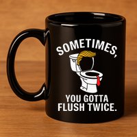 Sometimes For Trump 11oz C Handle Ceramic Mug