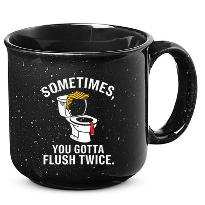 Sometimes For Trump 15oz Campfire Ceramic Mug
