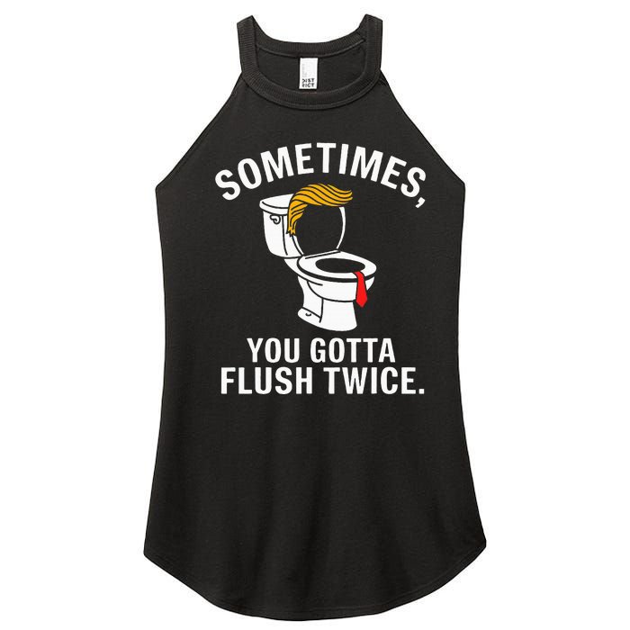 Sometimes For Trump Women’s Perfect Tri Rocker Tank