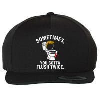 Sometimes For Trump Wool Snapback Cap