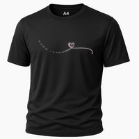 Subtle Fk Trump Morse Code Heart Antimaga Feminist Rights Gift Cooling Performance Crew T-Shirt