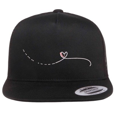 Subtle Fk Trump Morse Code Heart Antimaga Feminist Rights Gift Flatbill Hat