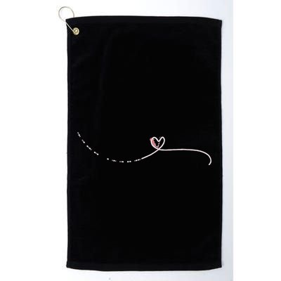 Subtle Fk Trump Morse Code Heart Antimaga Feminist Rights Gift Golf Towel