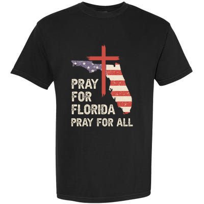 Safe From The Hurricane Milton Pray For Florida Pray For All Garment-Dyed Heavyweight T-Shirt