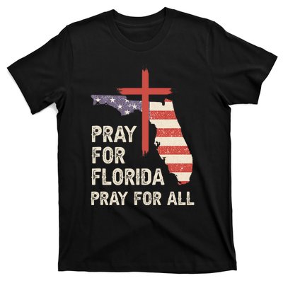 Safe From The Hurricane Milton Pray For Florida Pray For All T-Shirt