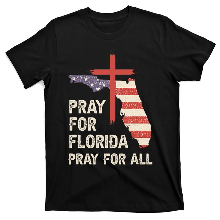 Safe From The Hurricane Milton Pray For Florida Pray For All T-Shirt