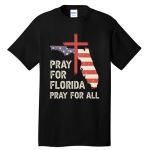 Safe From The Hurricane Milton Pray For Florida Pray For All Tall T-Shirt