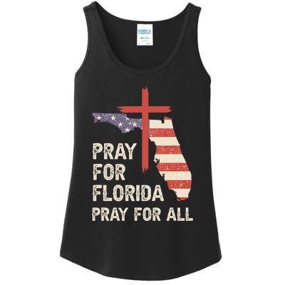 Safe From The Hurricane Milton Pray For Florida Pray For All Ladies Essential Tank