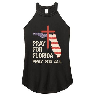 Safe From The Hurricane Milton Pray For Florida Pray For All Women's Perfect Tri Rocker Tank