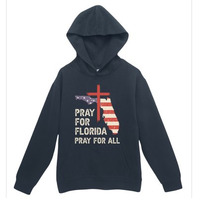 Safe From The Hurricane Milton Pray For Florida Pray For All Urban Pullover Hoodie