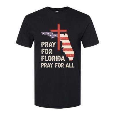 Safe From The Hurricane Milton Pray For Florida Pray For All Softstyle CVC T-Shirt