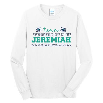 Summer Floral Team Jeremiah Tall Long Sleeve T-Shirt