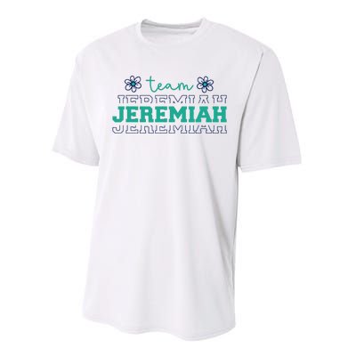 Summer Floral Team Jeremiah Performance Sprint T-Shirt