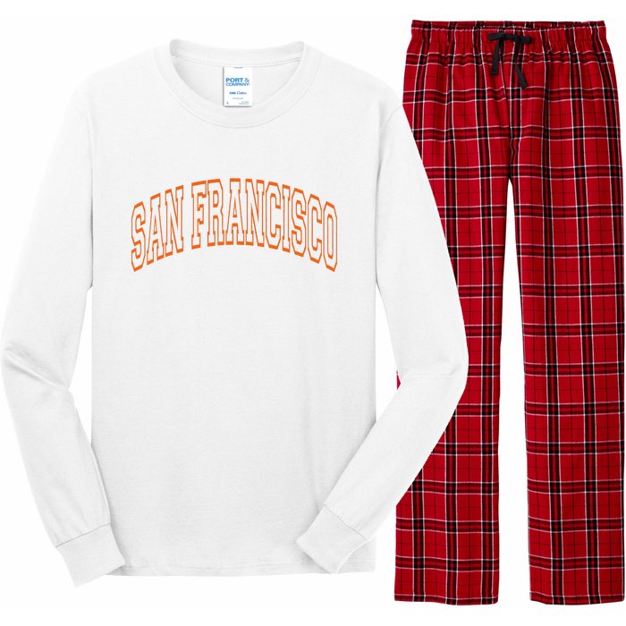 San Francisco Text Long Sleeve Pajama Set