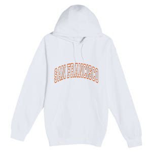 San Francisco Text Premium Pullover Hoodie