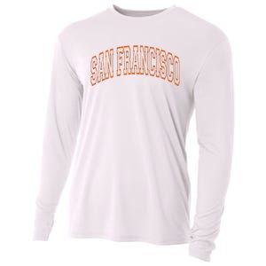 San Francisco Text Cooling Performance Long Sleeve Crew