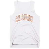 San Francisco Text Tank Top