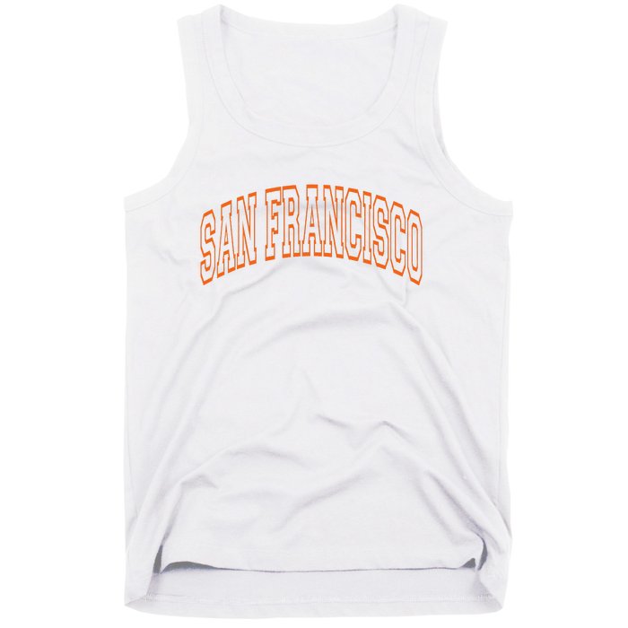 San Francisco Text Tank Top