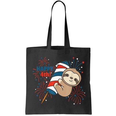 Sloth For The Fourth Of July Fireworks Kids Bag