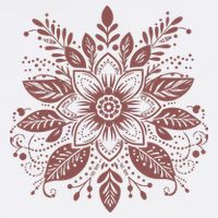 Subtle Fuck Trump Flower V-Neck T-Shirt