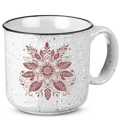 Subtle Fuck Trump Flower 15oz Campfire Ceramic Mug