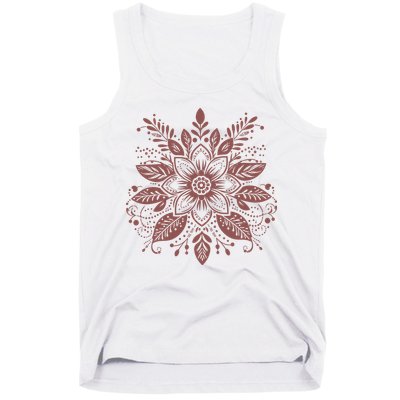 Subtle Fuck Trump Flower Tank Top