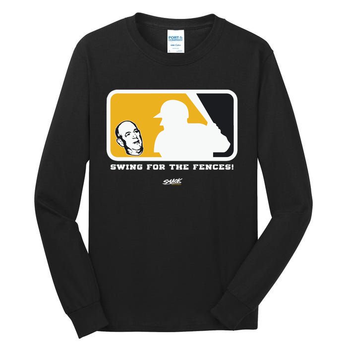 Swing For The Fences Oakland Baseball Fans Tall Long Sleeve T-Shirt