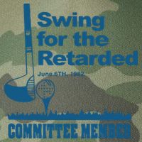 Swing For The Retarded June 6th 1982 Committee Legacy Tie Dye Trucker Hat