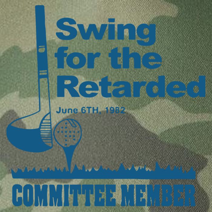 Swing For The Retarded June 6th 1982 Committee Legacy Tie Dye Trucker Hat