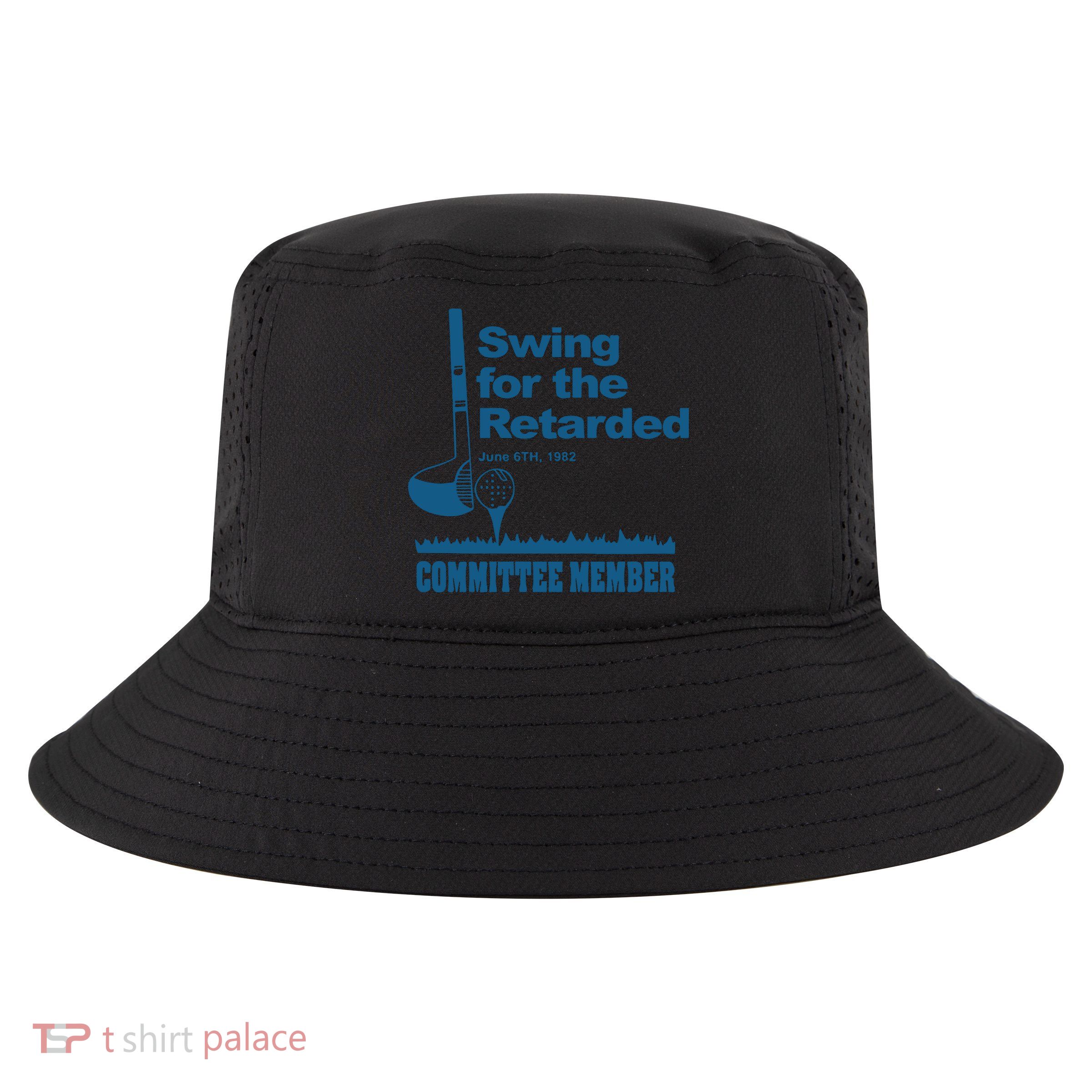 Swing For The Retarded June 6th 1982 Committee Cool Comfort Performance Bucket Hat